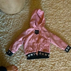 DKNY pink jacket size 5/6